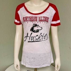 Northern Illinois University Huskies Short Sleeve T Shirt Size L